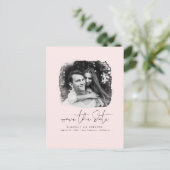 ミニマエレガントリストが写真の日付を保存 案内ポストカード (スタンド正面)