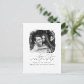 ミニマエレガントリストが写真の日付を保存 案内ポストカード (スタンド正面)