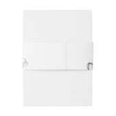 ミニマエレガントリストのイチョウ結婚ゴ・ビロバ 招待状ベリーバンド (裏面例)