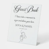 ミニマエレガントリストのゲ結婚ストブック 台座サイン (正面)