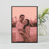 ミニマエレガントリストのダスティバラ写真の日付を保存 セーブザデート (スタンド正面)