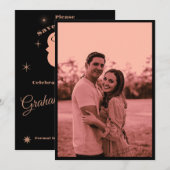 ミニマエレガントリストのダスティバラ写真の日付を保存 セーブザデート (正面/裏面)