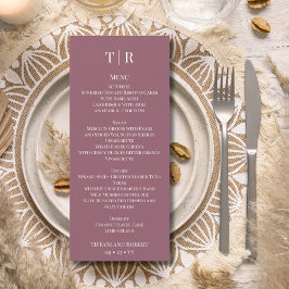 ミニマエレガントリストのダスティ結婚ピンク メニュー