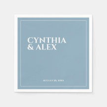 ミニマエレガントリストのダスティ結婚ブルー