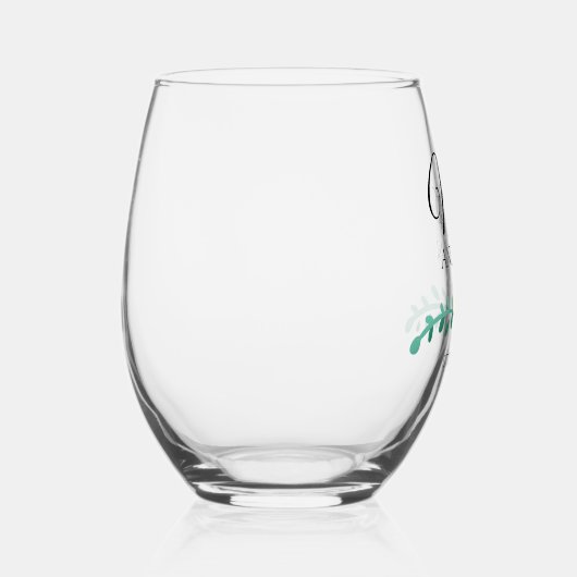 ミニマエレガントリストのハート結婚したミセス・ブライド結婚ズ ステムなしワイングラス (右)