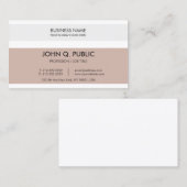 ミニマエレガントリストのハーモニックカラー会社 名刺 (正面/裏面)