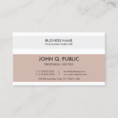 ミニマエレガントリストのハーモニックカラー会社 名刺 (正面)