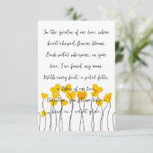 ミニマエレガントリストのバレンタインデー サンキューカード (スタンド正面)