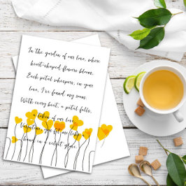 ミニマエレガントリストのバレンタインデー サンキューカード