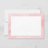 ミニマエレガントリストのピ結婚ンク サンキューカード (裏面)