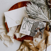 ミニマエレガントリストのボー独身のフォト シーズンカード