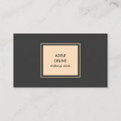 ミニマエレガントリストのメイクアップアーティストの名刺 名刺 (正面)