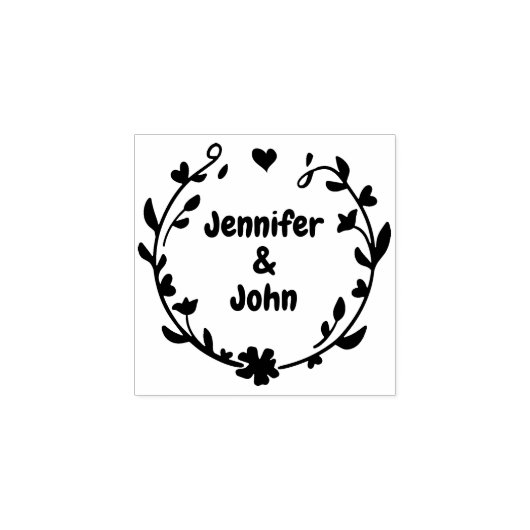 ミニマエレガントリストのロー結婚レル ラバースタンプ (インプリント)