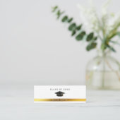 ミニマエレガントリストの卒連絡業とネットワーク コーリングカード (スタンド正面)