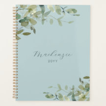 ミニマエレガントリストの埃っぽい青い緑