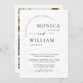 ミニマエレガントリストの書結婚道の一枚の写真 招待状