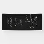 ミニマエレガントリストの書結婚道の歓迎 横断幕 (横)