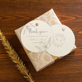 ミニマエレガントリストの概結婚要フローラ フェイバータグ