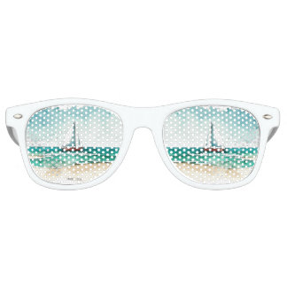 ミニマエレガントリストの水彩船クルーズ結婚ーズ レトロサングラス