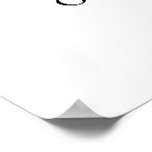 ミニマエレガントリストの結婚歓迎の書道 ポスター (角)