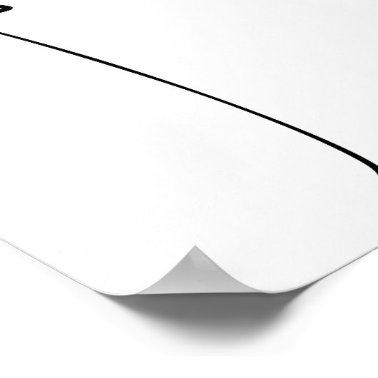 ミニマエレガントリストの結婚歓迎の書道 ポスター (角)