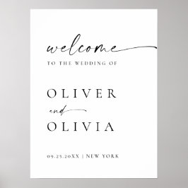 ミニマエレガントリストの結婚歓迎の書道 ポスター