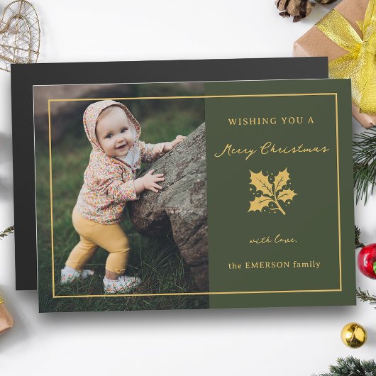 ミニマエレガントリストの緑/金ゴールド写真