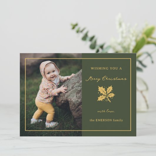 ミニマエレガントリストの緑/金ゴールド写真 シーズンカード (スタンド正面)
