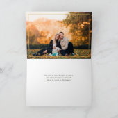 ミニマエレガントリストの緑/金ゴールド写真 シーズンカード (内部)