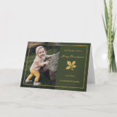 ミニマエレガントリストの緑/金ゴールド写真 シーズンカード (正面)