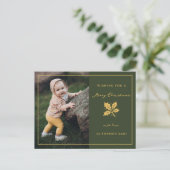 ミニマエレガントリストの緑/金ゴールド写真 シーズンポストカード (スタンド正面)