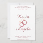 ミニマエレガントリストの除草 招待状 (正面)