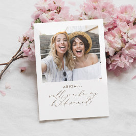 ミニマエレガントリストは私のブライドメイド写真