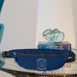 ミニマエレガントリストカスタムのビジネスロゴ |ネイビー ファニーパック