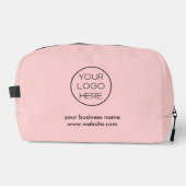 ミニマエレガントリストカスタムのビジネスロゴ |ピンク ドップキット (正面)