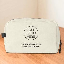 ミニマエレガントリストカスタムのビジネスロゴ |ベージュ ドップキット