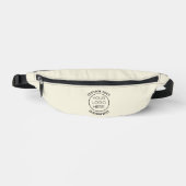 ミニマエレガントリストカスタムのビジネスロゴ |ベージュ ファニーパック (正面)