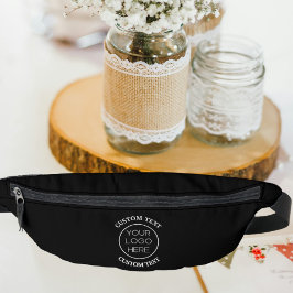 ミニマエレガントリストカスタムのビジネスロゴ |黒 ファニーパック