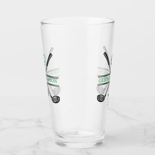 ミニマエレガントリストカスタムゴルフモノグラム タンブラーグラス (右)