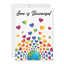 ミニマエレガントリストカラフルレインボーハートデザイン