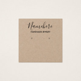 ミニマエレガントリストクラフトイヤリング表示カード