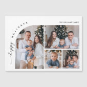 ミニマエレガントリストクリスマス4 PHOTO磁気カード (正面)