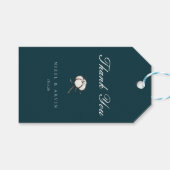 ミニマエレガントリストコットン深いグ結婚リーン ギフトタグ (正面(横))