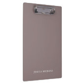 ミニマエレガントリストダスティバラパーソナライズされた クリップボード (右)