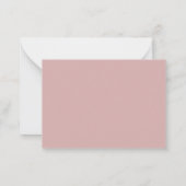 ミニマエレガントリストダスティバラ縁ど2 ノートカード (裏面)