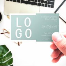 ミニマエレガントリストテンプレートデザインロゴSAGE GREEN