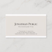 ミニマエレガントリストデザインモダンプロフェッショナルルクセ 名刺 (正面)