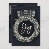 ミニマエレガントリストネイビードアリースジョイ シーズンカード (正面/裏面)