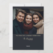 ミニマエレガントリストネイビードアリースジョイ シーズンカード (裏面)