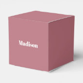 ミニマエレガントリストバラ金ゴールドのホワイトネーム フェイバーボックス (裏面サイド)